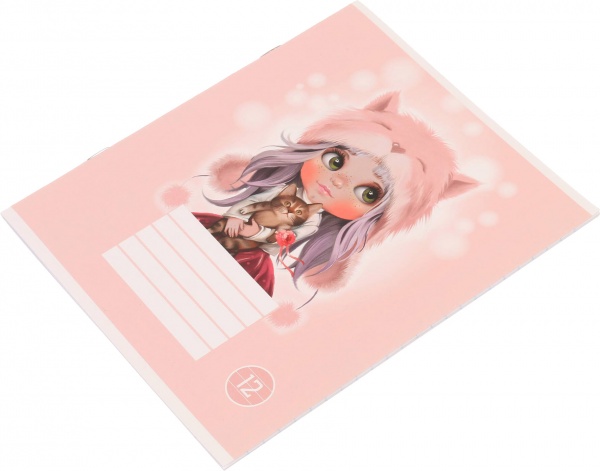 Зошит шкільний Anime скоба 12 аркушів в лінію Мрії збуваються