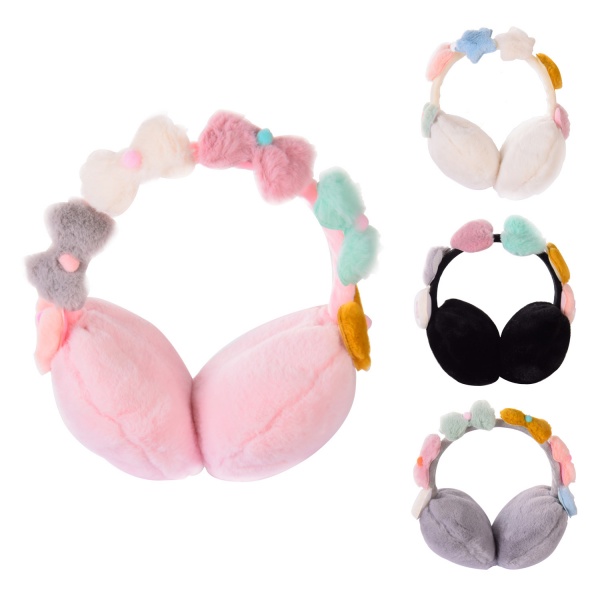 Наушники детские для девочек меховые р.one size в ассортименте AC8408 