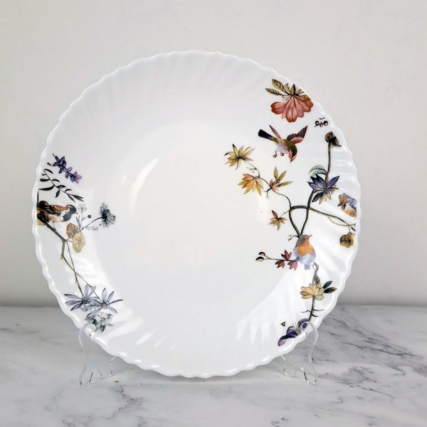 Тарілка обідня Радісні пташки wave 220 мм V-220HB Vittora