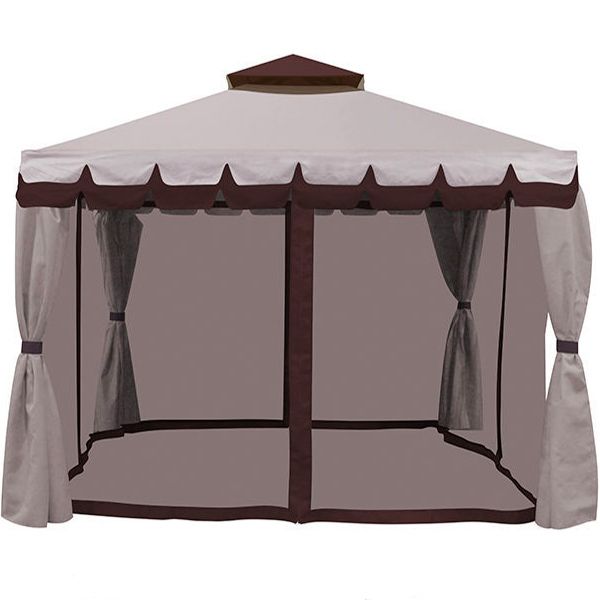 Павильон садовый Indigo 3х3 м DU063 бежевый