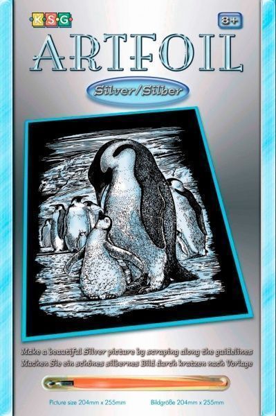 Набор для творчества Sequin Art Artfoil Silver Penguins SA0609