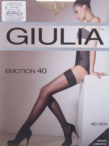 Чулки Giulia daino EMOTION р. 3/4 40 den телесный 