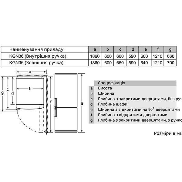 Холодильник Bosch KGN36NL306