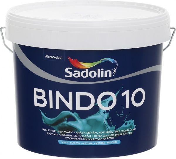 Фарба Sadolin Bindo 10 BW (WO) білий 10л