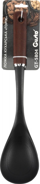 Ложка кухонная GT-5804 орех нейлон Gusto