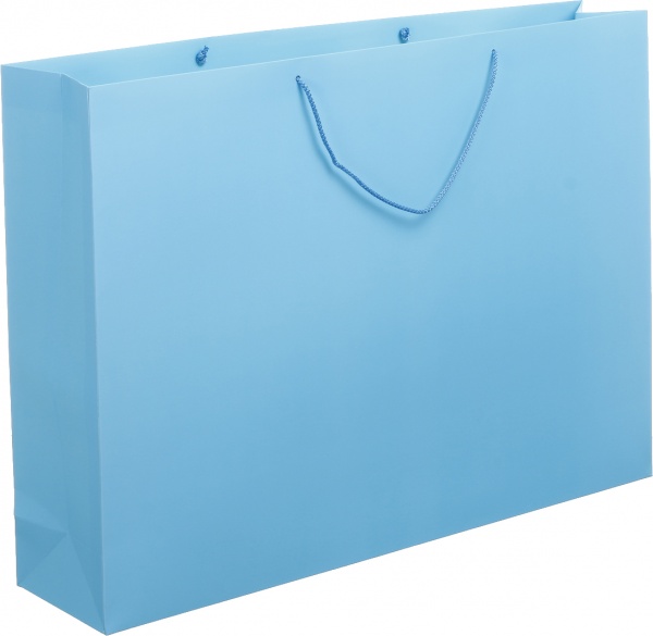 Пакет подарунковий блакитний 540x760x160 мм