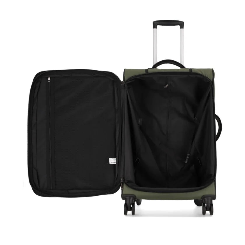 Валіза Bagland Валенсія середня 63 л хакі