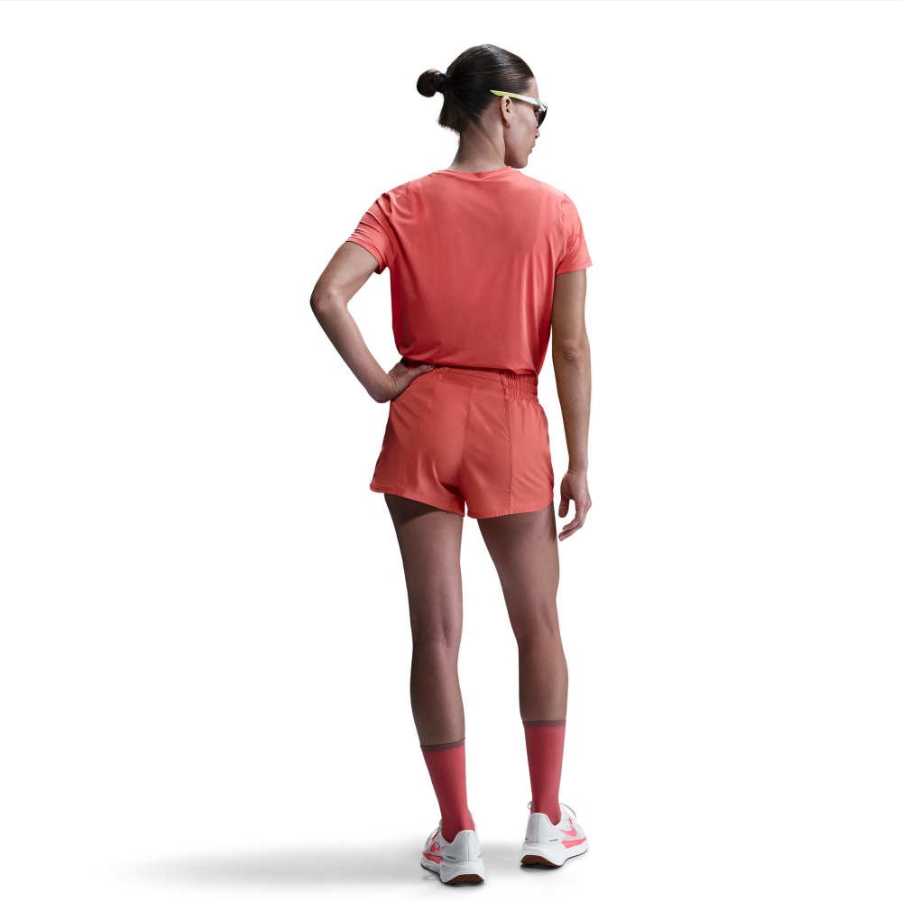 Футболка Nike W NK ONE SWSH HBR DF SS TOP HJ2204-814 р.M оранжевый