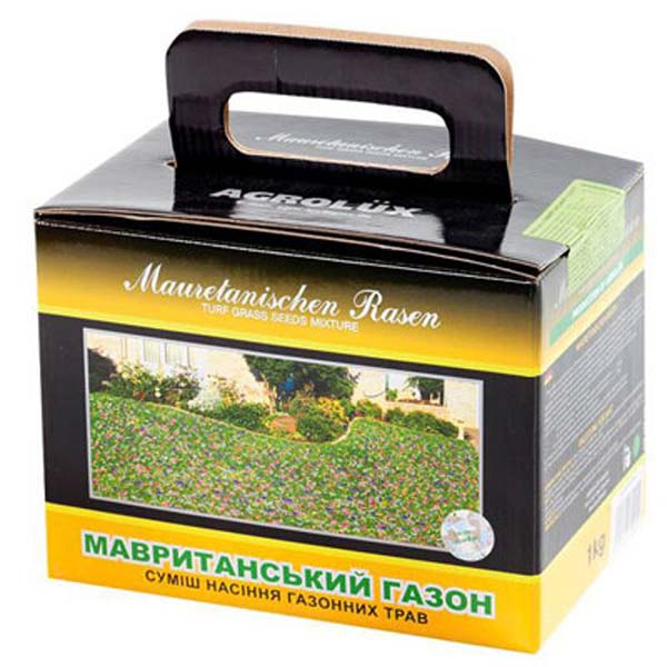 Насіння Agrolux газонна трава Квітучий газон 1 кг