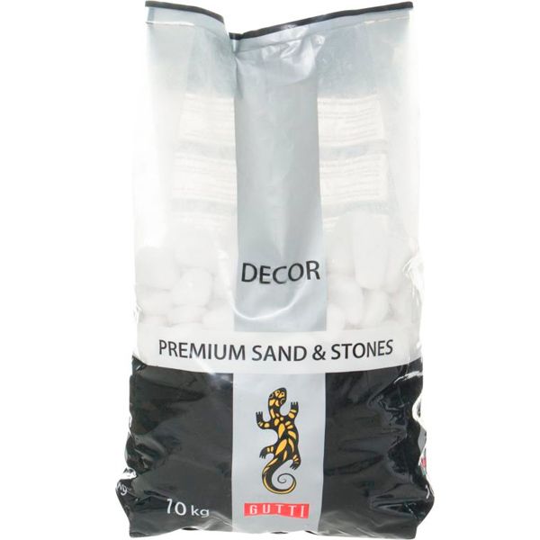 Камни декоративные Bianco diamante 2-4 см 10 кг