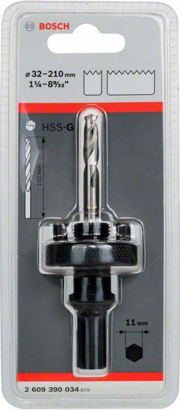 Адаптер для коронок Bosch Standart HSS Bi-metal 14-30 мм 2609390034