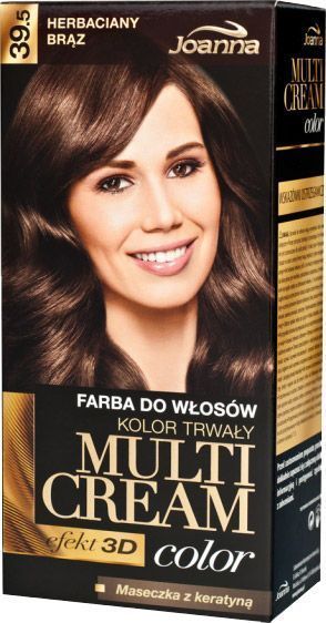Фарба для волосся Joanna Multi Cream Color №39,5 коричневий чай 100 мл
