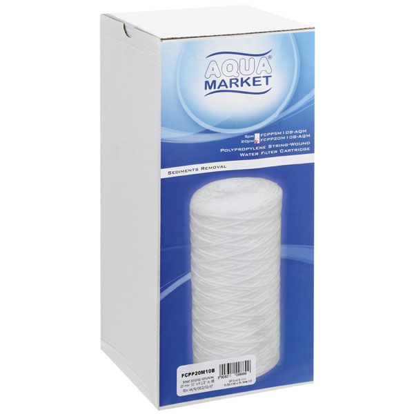 Картридж из полипропиленовой нити Aquafilter FCPP20M10BB-AQM