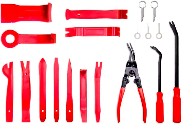 Набор инструментов AMiO для снятия обивки Clip Radio 19шт 02419