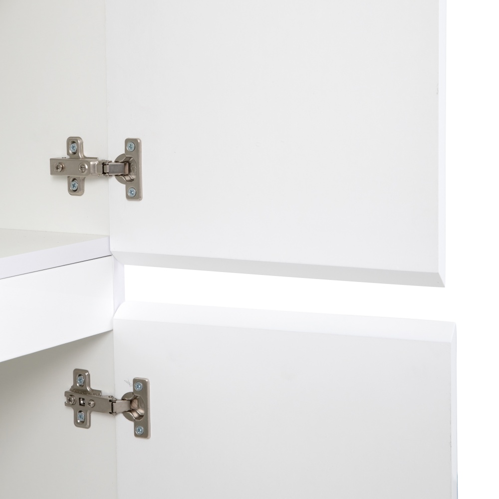 Пенал напольный Aqua Rodos LEO белый глянец 60 см