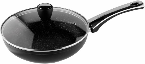Сковорода с крышкой Granite Induction Line 26 см 89435 Vinzer