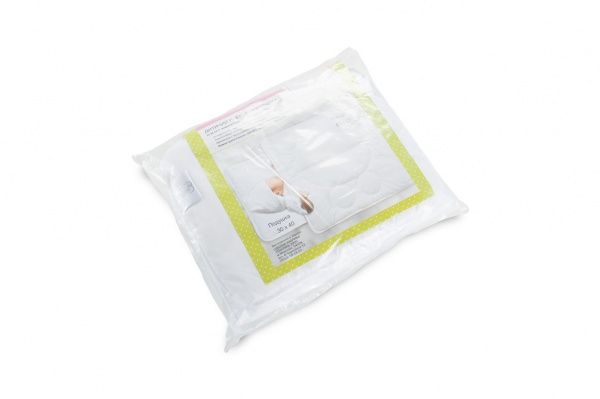 Набор в коляску: одеяло 60х80 см + подушка 30х40 см IDEIA белый 8000010414 