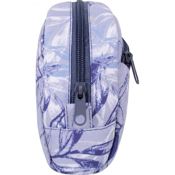 Косметичка Bagland Листочки 1,5 л серый суб.858 (717664) 