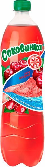 Безалкогольний напій Соковинка смак Вишні 1 л (4820051240363) 
