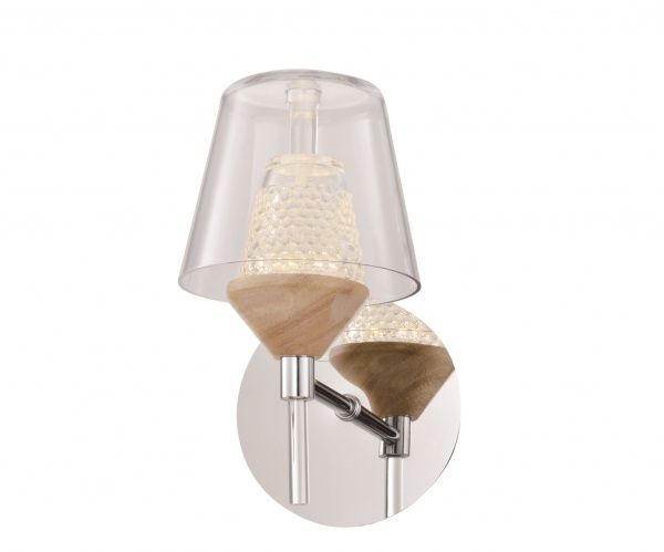 Бра Интеркласс НББ 01-ХХ-125 LED 1x5 Вт хром MB8153-1 