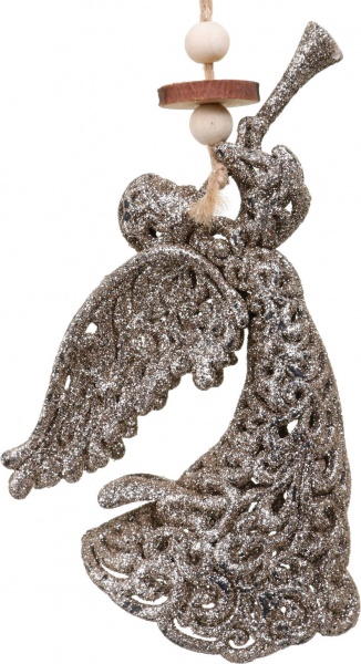 Декоративна підвіска Янгол 16 см бронзовий NY21109