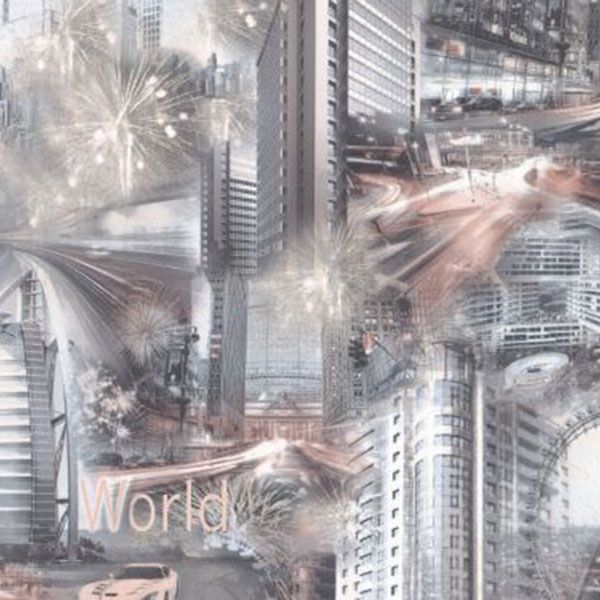 Шпалери паперові Слов'янські шпалери COLORIT Квартал 6522-10 0,53x10,05 м 