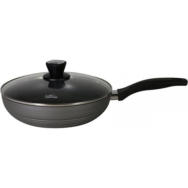 Сковорода Sacher Teflon Dupont с крышкой 28 см