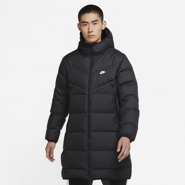 Куртка-парка Nike M NSW SF WINDRUNNER PARKA DD6788-010 р.2XL чорний — фото 1