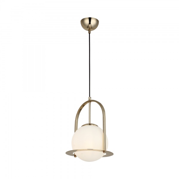 Люстра підвісна Vio Concept by LUCEA Lampon 1x40 Вт Е27 золотий 1552-80-01 