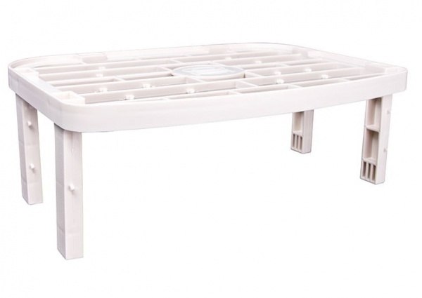 Этажерка для посуды Omak Plastik Deco Bella 149х310х220 мм белый (50806)