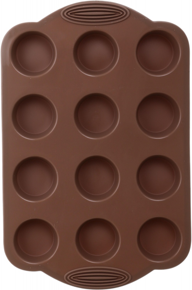 Форма для випікання кексу Smart Kitchen by Flamberg на 12 шт. Peach&Brown 30х19.5х2.8 см коричневий