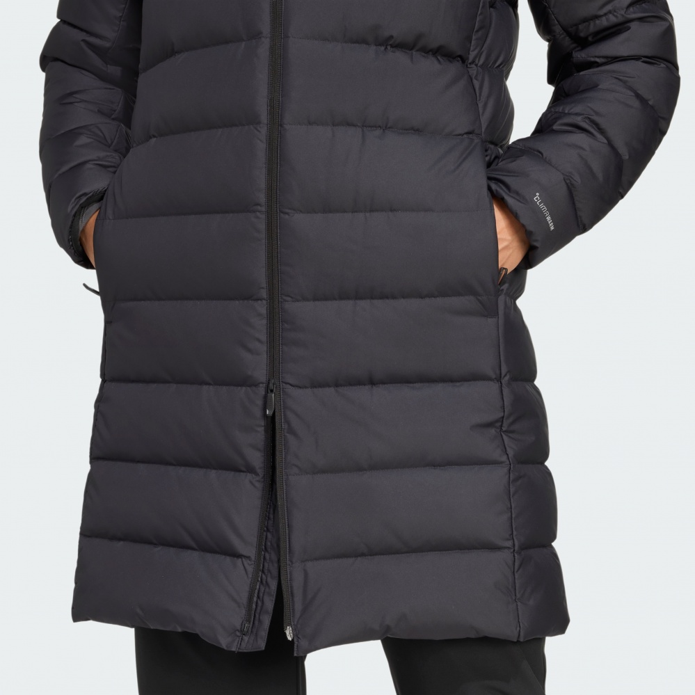 Пуховик жіночий зимовий Adidas W Mt Down Parka JM8729 р.S чорний