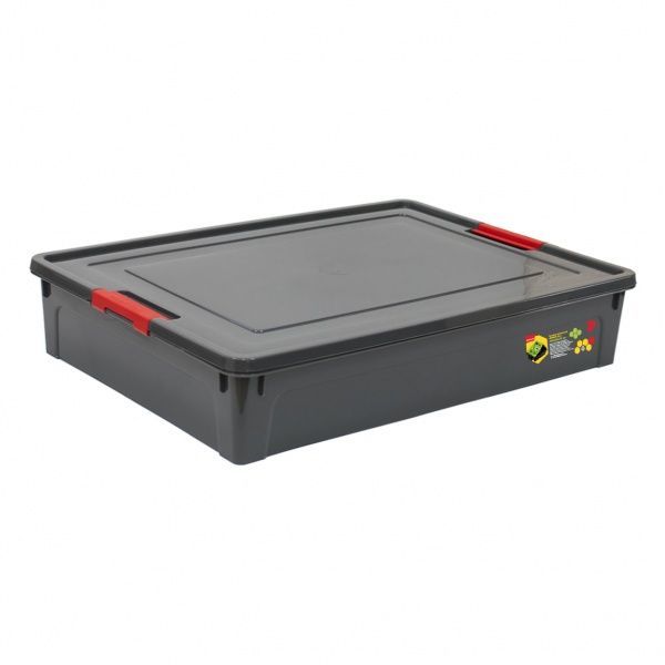 Контейнер-органайзер універсальний Алеана Tools 5,5 л граніт 75x290x390 мм