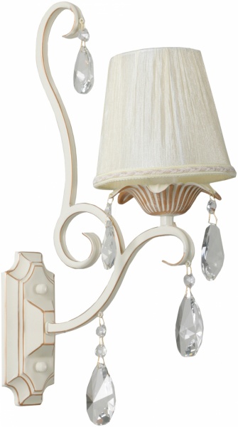 Бра Інтерклас НББ 01-ХХ-093 1x60 Вт E14 білий 81215B/1 