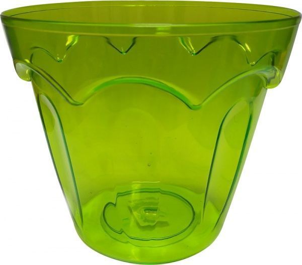 Кашпо декоративне КОЛІЗЕЙ D184 круглий 2,8 л зелений 