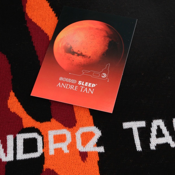 Плед by Andre TAN Чоловіки з Марса 140x170 см чорний SoundSleep 