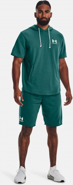 Футболка Under Armour RIVAL TERRY LC SS HD 1370396-722 р.S зелений