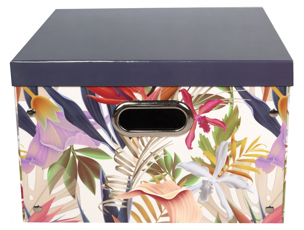 Ящик для зберігання Union CN230620-2 синій Flowers L 250x360x360 мм