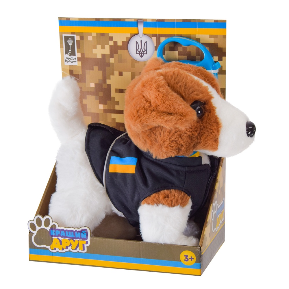 М'яка іграшка Shantou Кращий друг 28,5 см біло-коричневий PL82302