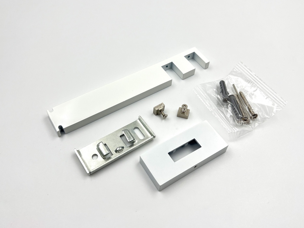 Держатель для карниза Quadrum Square line двойной 17 см белый 1 шт.