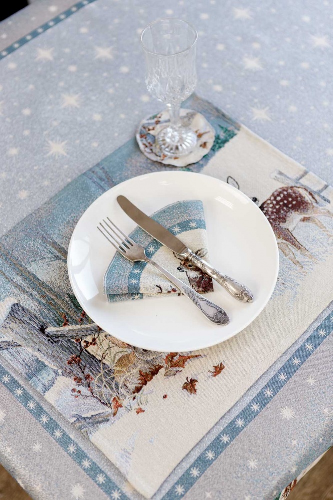 Серветка декоративна La Nuit Хутір d28 28x28 см