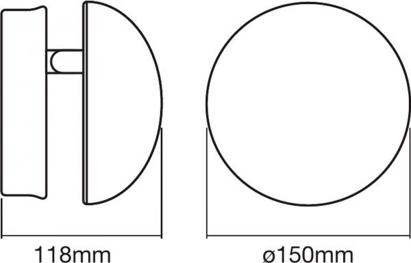 Светильник садовый Osram Endura Cover LED 13 Вт IP54 белый 