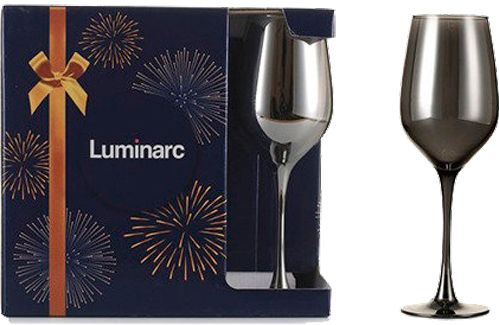 Набор бокалов для вина Селест Сияющий Графит 270 мл 6 шт P1565/1 Luminarc