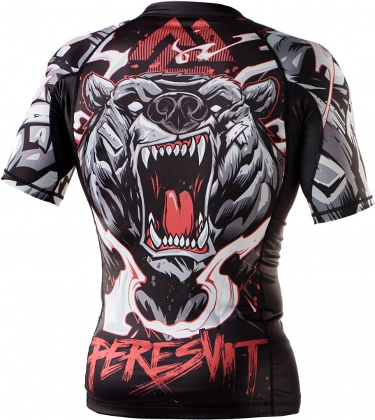 Футболка Peresvit Battle Bear Short Sleeve Rash Guard 501218-846 р.S чорний