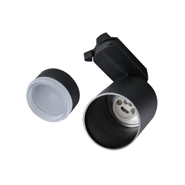 Трековый прожектор Светкомплект TR 804 GU10 ВK черный 