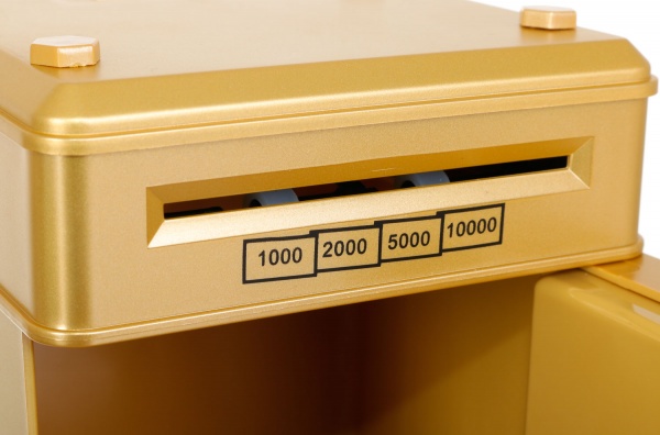 Сейф-скарбничка електронний дитячий золотий OTE0648258/golden