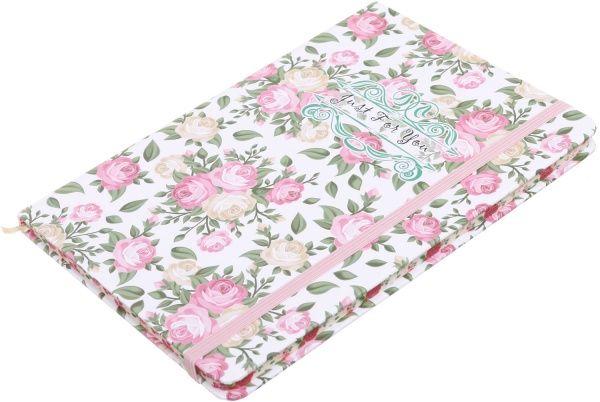 Книга для нотаток Just for you (white roses)А5 80 аркушів