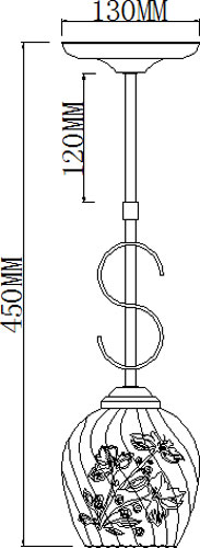 Світильник стельовий Accento lighting Leo 1x60 Вт E27 хром ALG-06845/1PCH