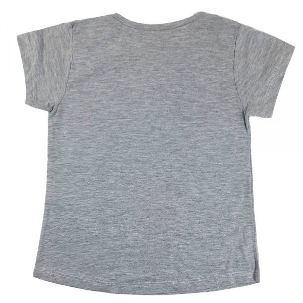 Футболка для дівчаток AKKUZU kids Париж р.116 сірий 