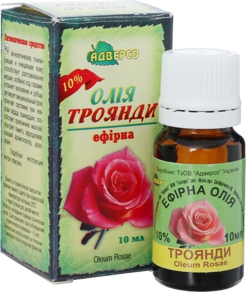 Эфирное масло Адверсо Трояндова 10% 10 мл 